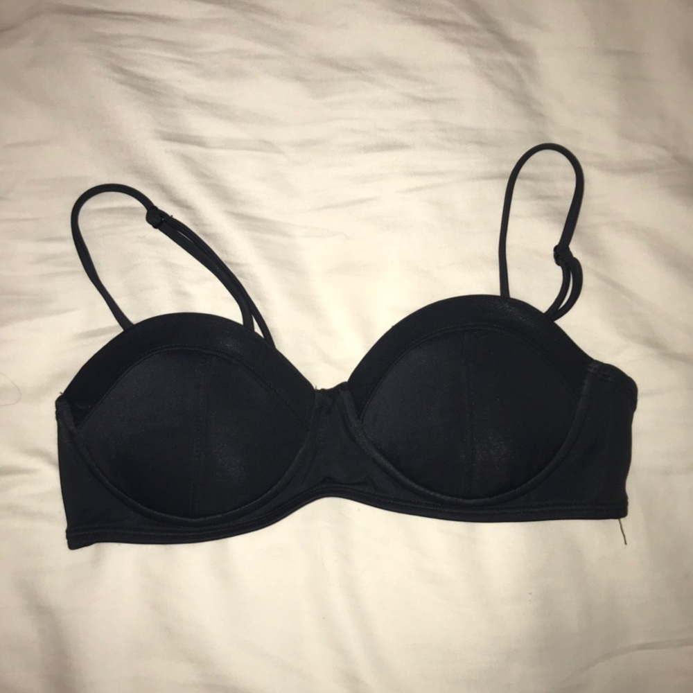 LA Hearts bustier style bikini top